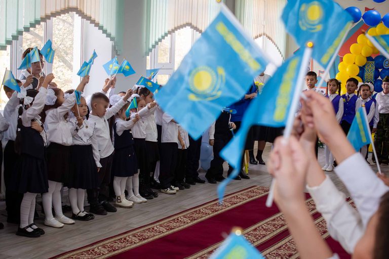 Первоклассники пополняют ряды движения «Будущее Байконура»!